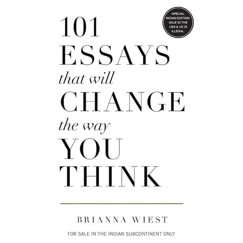 101 Essays That Will Change The Way You Think