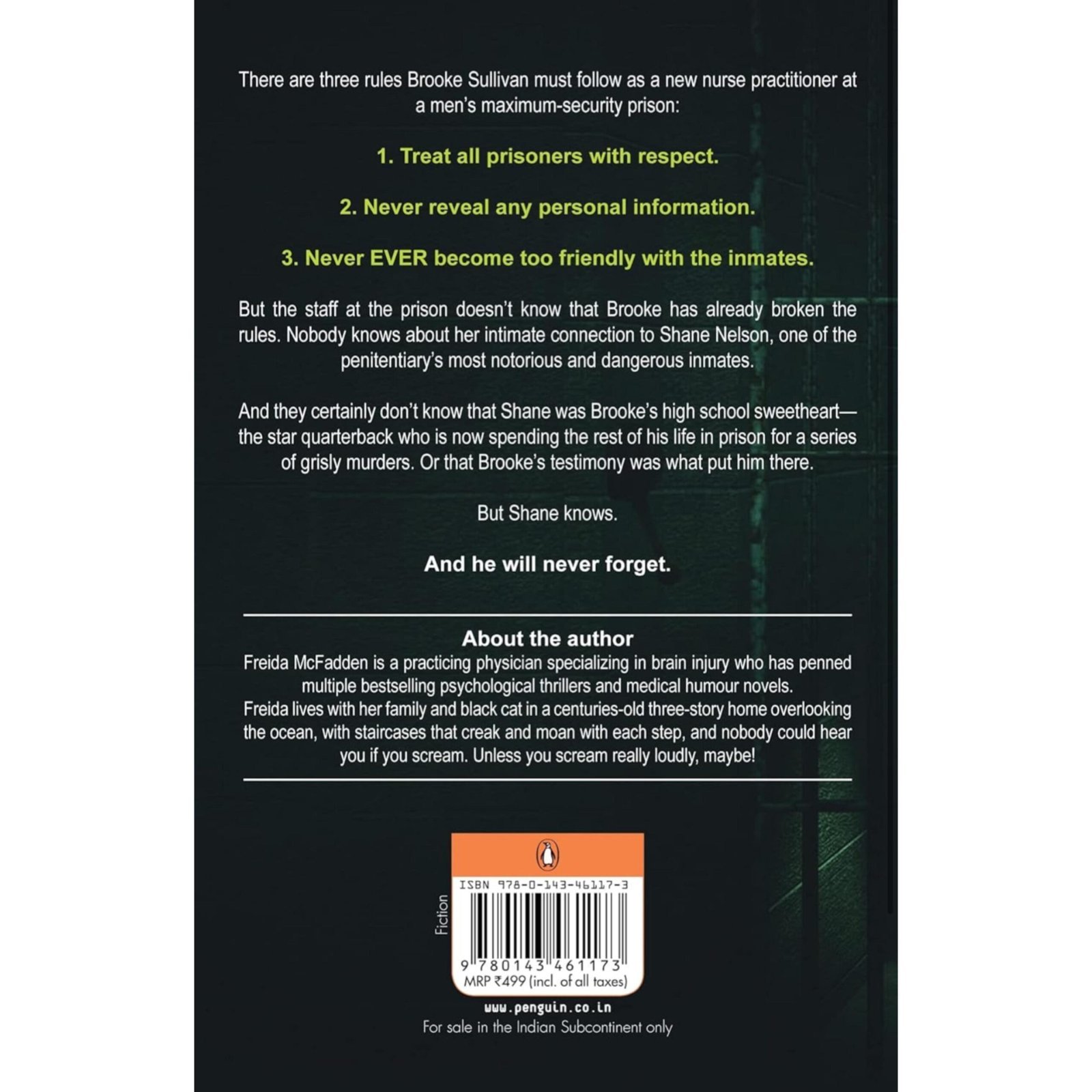 The Inmate by Freida McFadden - Image 2